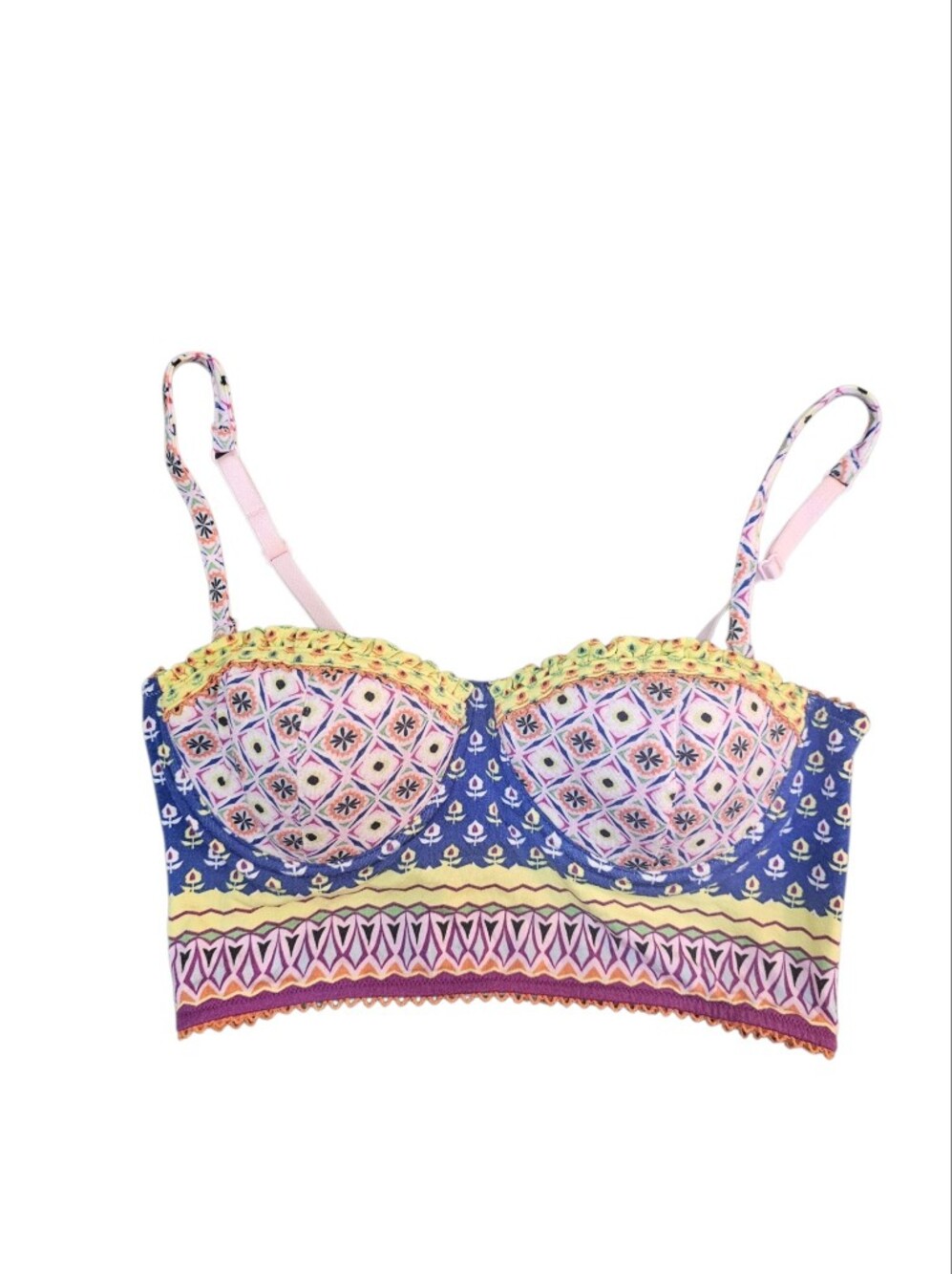 Anthropologie Pinkerton Long Line Bra 34B NWOT